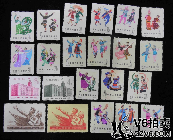 Lot176-116 特49、特53、特55 紀(jì)30、紀(jì)56 各1套 部分有黃